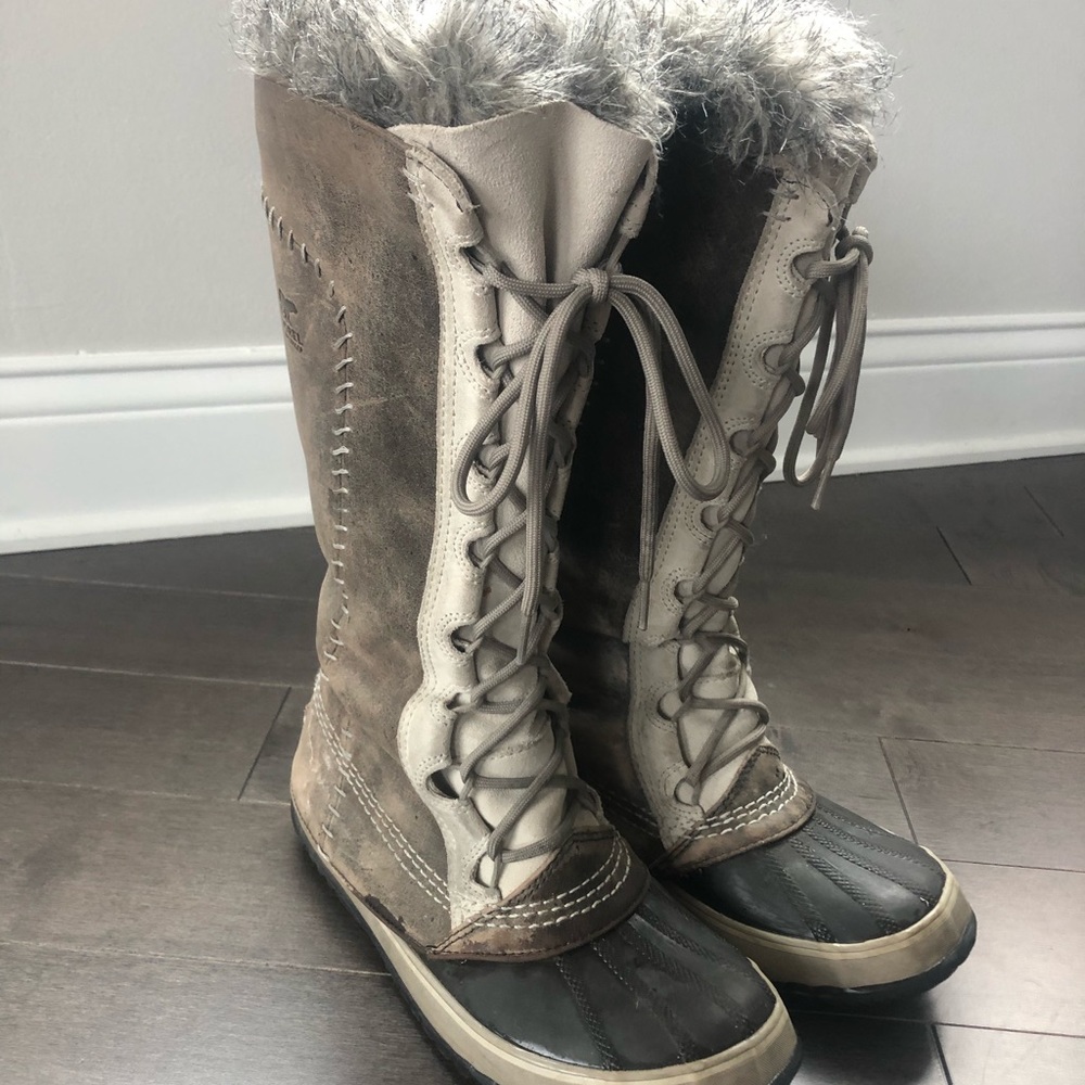 Sorel Cate the Great Grey winter boots